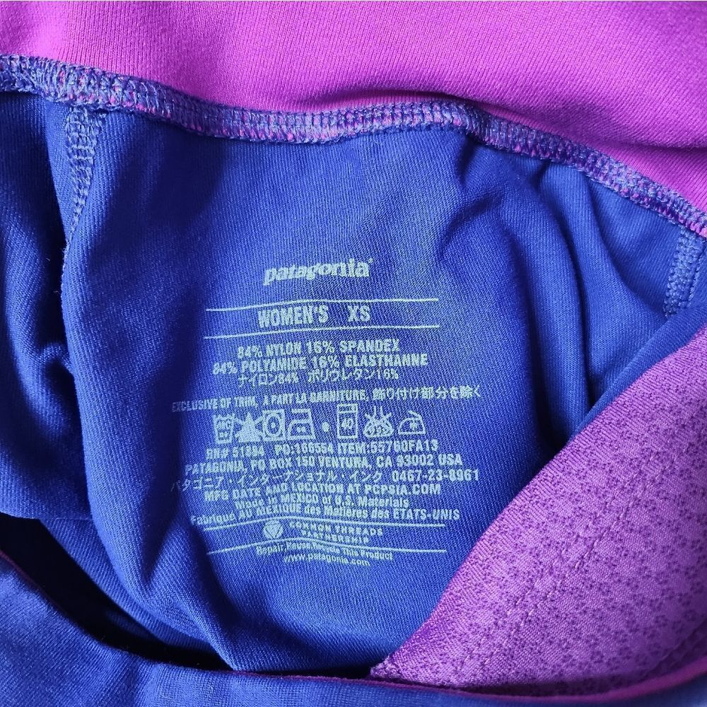 Patagonia Womens Blue And Pink Pliant Capris Pants - Picture 4 of 7